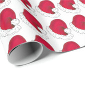 Red Secret Sinterklaas Vader Kerst Pet Cadeaupapier (Rol Hoek)