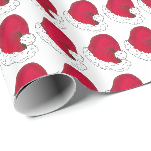 Red Secret Sinterklaas Vader Kerst Pet Cadeaupapier (Rol Hoek)