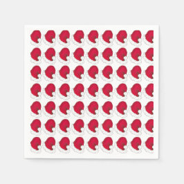 Red Secret Sinterklaas Vader Kerst Pet Servet