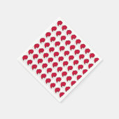 Red Secret Sinterklaas Vader Kerst Pet Servet (Hoek)