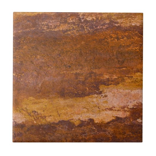 Red Sedimentary Rock Natuur Sandstone Grainy Stone Tegeltje (Voorkant)