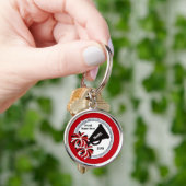 Red Senior Night Cheer Gift Ideas, einde seizoen Sleutelhanger (Hand)