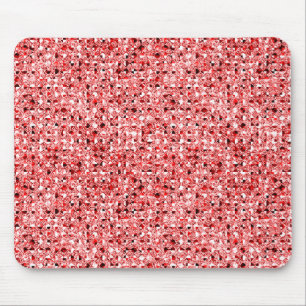 red sequin effect mousepad muismat
