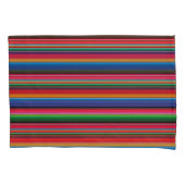 Red Serape Saltillo traditional mexican blanket Kussensloop (Voorkant)