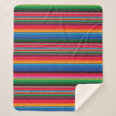 Red Serape Saltillo traditionele mexicaanse deken (Voorkant)