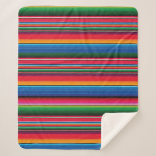 Red Serape Saltillo traditionele mexicaanse deken