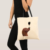 Red Setter Dog Au Vin 2 Tote Bag (Voorkant (product))