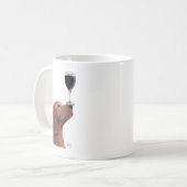 Red Setter Dog Au Vin Koffiemok (Voorkant links)