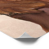 Red Setter Dog Au Vin Poster (Hoek)