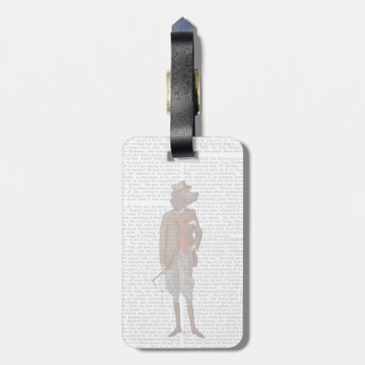 Red Setter Rider Full Bagagelabel (Achterkant verticaal)