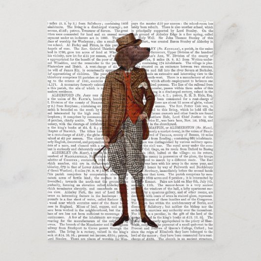 Red Setter Rider Full Briefkaart (Voorkant)