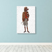 Red Setter Rider Full Canvas Afdruk (Insitu (Houten vloer))