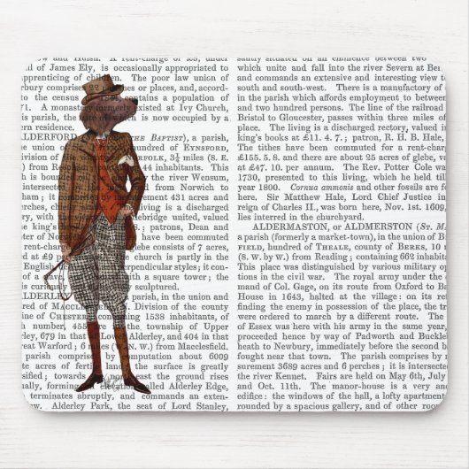 Red Setter Rider Full Muismat (Voorkant)