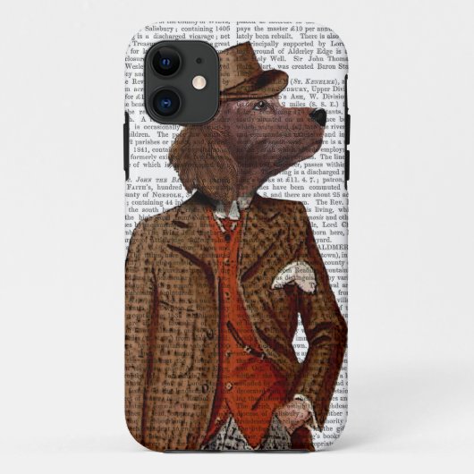 Red Setter Rider Portrait Case-Mate iPhone Case (Achterkant)