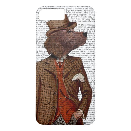 Red Setter Rider Portrait Case-Mate iPhone Case (Achterkant)