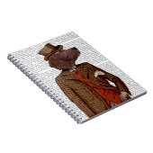 Red Setter Rider Portrait Notitieboek (Rechterzijde)