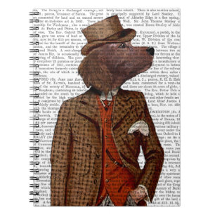 Red Setter Rider Portrait Notitieboek