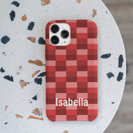 Red Shades Color Blocks iPhone 16 Hoesje