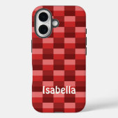 Red Shades Color Blocks Case-Mate iPhone Case (Achterkant)