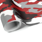Red Shadows Camo Cadeaupapier (Rol Hoek)