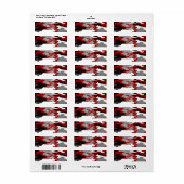 Red Shadows Camo Etiket (Full Sheet)