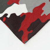 Red Shadows Camo Fleece Deken (Hoek)