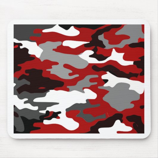 Red Shadows Camo Muismat (Voorkant)