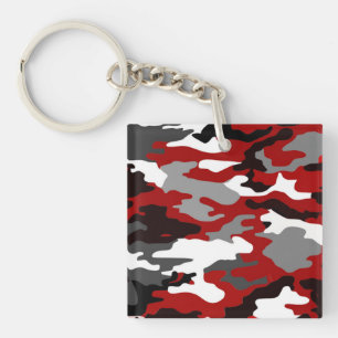 Red Shadows Camo Sleutelhanger