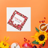 Red Shana Tova Rosh Hashanah Bedankjes Labels