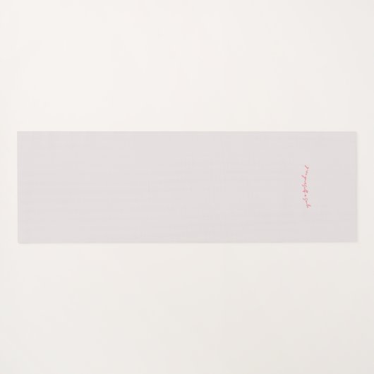 Red Shape mit Affirmation Yogamatte Yogamat (Achterkant (horizontaal))