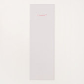 Red Shape mit Affirmation Yogamatte Yogamat (Achterkant)