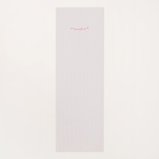 Red Shape mit Affirmation Yogamatte Yogamat (Achterkant)