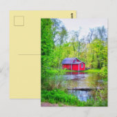 RED SHED BRIEFKAART (Voorkant / Achterkant)