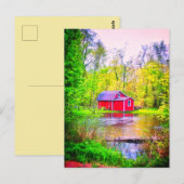 RED SHED BRIGHT BRIEFKAART (Voorkant / Achterkant)