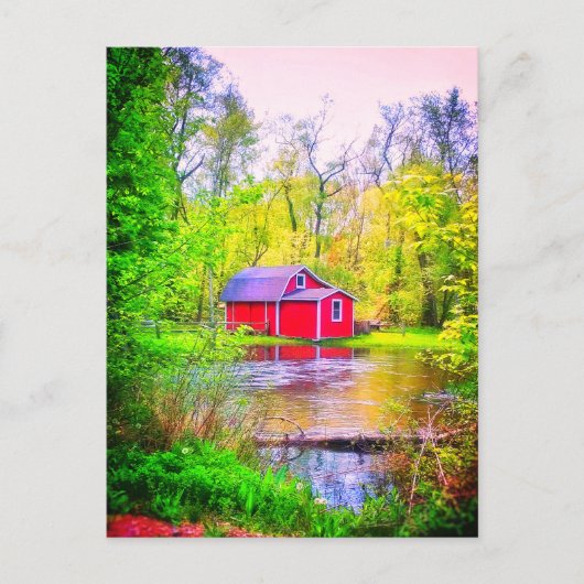 RED SHED BRIGHT BRIEFKAART (Voorkant)
