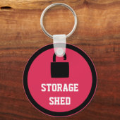 Red Shed Storage Sleutelhanger (Achterkant)