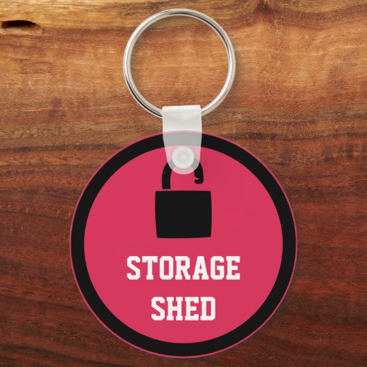 Red Shed Storage Sleutelhanger (Achterkant)