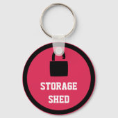 Red Shed Storage Sleutelhanger (Achterkant)