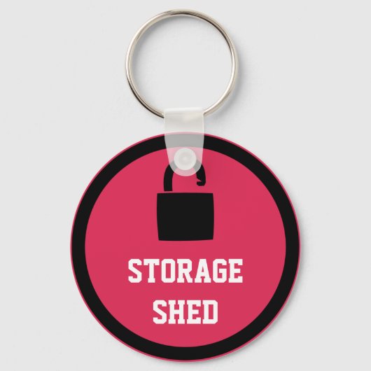Red Shed Storage Sleutelhanger (Achterkant)