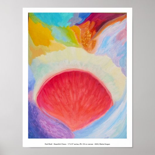 Red Shell - Mooie Chaos, 11" x 14" serie, #5 Poster (Voorkant)