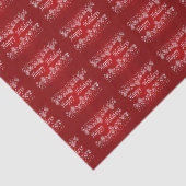 Red Shining Stars Happy Holiday Tissue Paper Tissuepapier (Detail)