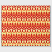 Red Ship and Yellow Arrow Pattern Cadeaupapier (Vlak)