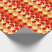 Red Ship and Yellow Arrow Pattern Cadeaupapier (Hoek)