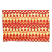 Red Ship and Yellow Arrow Pattern Kussensloop (Voorkant)