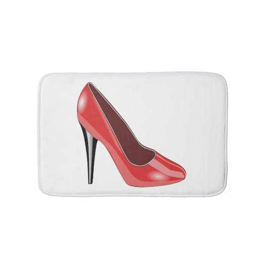 Red Shoe Badmat (Voorkant)