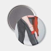 Red Shoe Tango Magneet (Voorkant / Achterkant)
