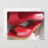 RED SHOES DOMME BRIEFKAART (Voorkant / Achterkant)