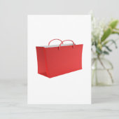 Red Shopping Bag Vibrant (Staand voorkant)