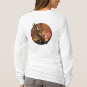 Red Shoulged Hawk LAATSTE DESERT LIGHTS T-Shirt (Achterkant)