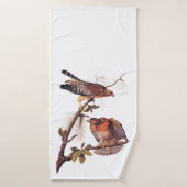 Red Shoulked Hawk Audubon Bird of Prey Badhanddoek (Badhanddoek)